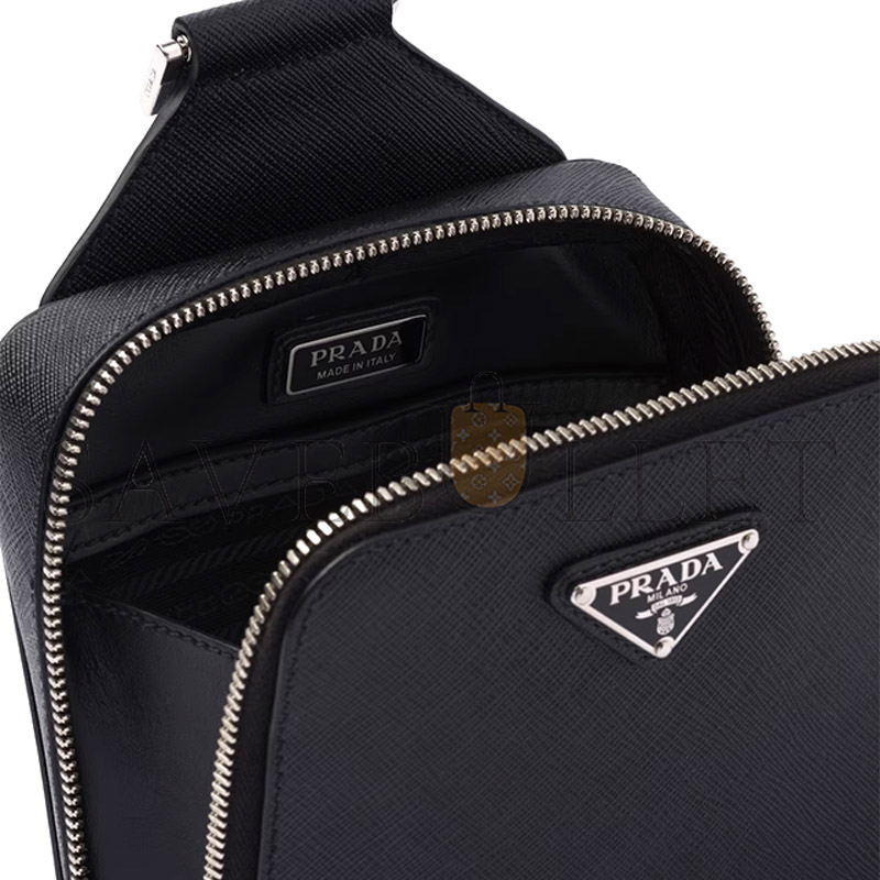 PRADA BRIQUE SAFFIANO LEATHER BAG 2VZ106 (20*14*4cm) PRADA BRIQUE SAFFIANO LEATHER BAG 2VZ106 (20*14*4cm)